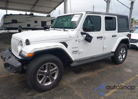 2021 Jeep Wrangler Unlimited Sahara 4X4 from USA, damaged, VIN 1C4HJXEN6MW645705